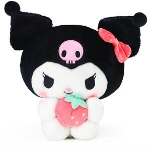 Kawaii Plush Toys with Strawberry Pillow, Stuffed Plush 9 inch